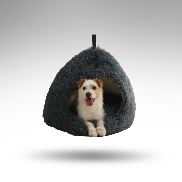 SnugHaven™ Flanell-Kuschelhöhle – Wärme & Spiel