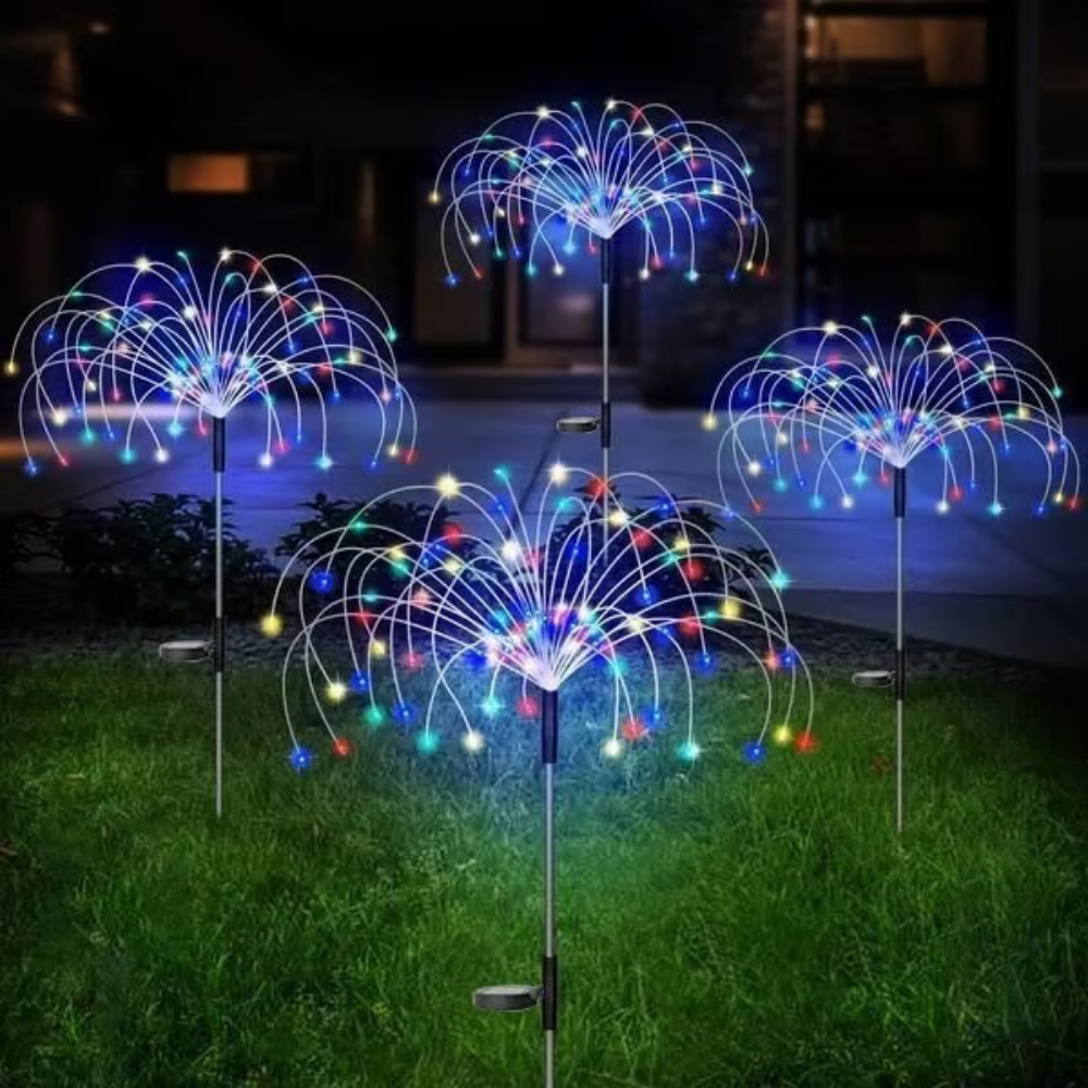 SparKraft™ – IP65 Solar‑Feuerwerk‑Leuchte für Garten & Terrasse