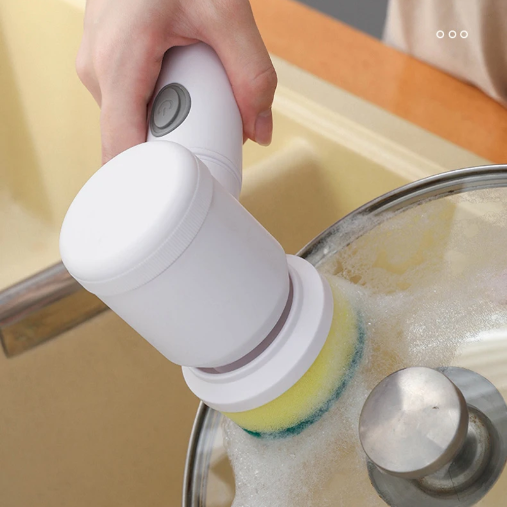 SpinScrub™ Elektrische Hochgeschwindigkeits-Reinigungsbürste mit wechselbaren Aufsätzen