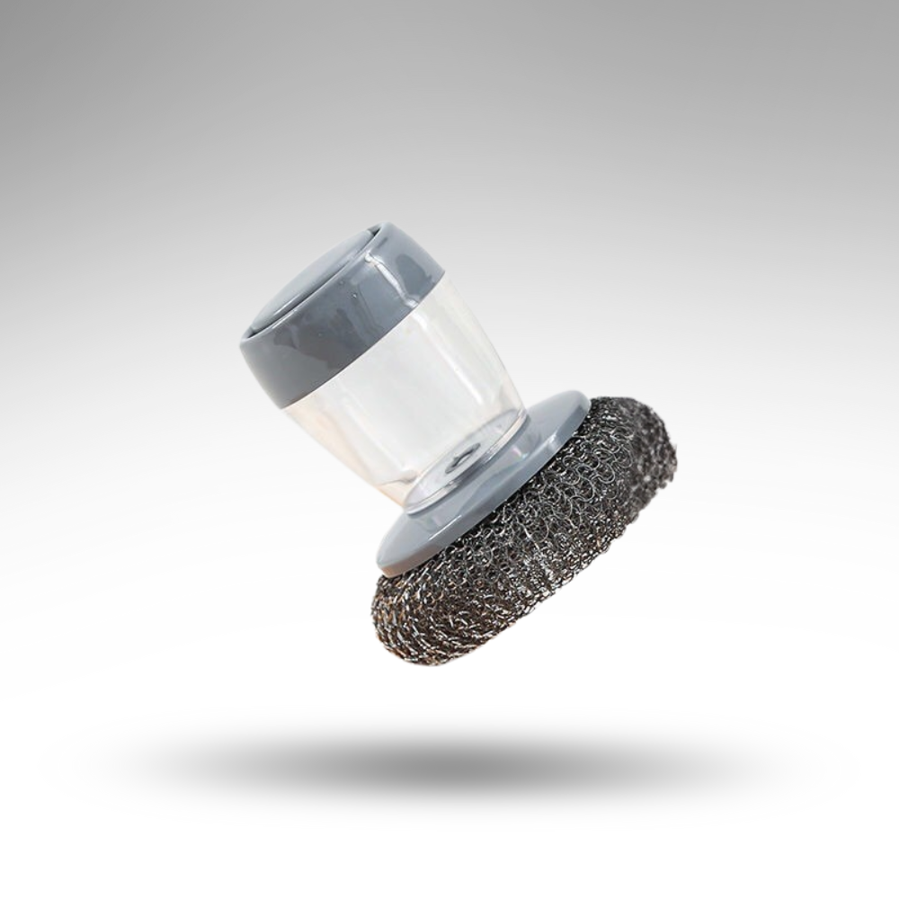 SudzBloc™ 2-in-1 Spülbürste – Dosierung & Kraft