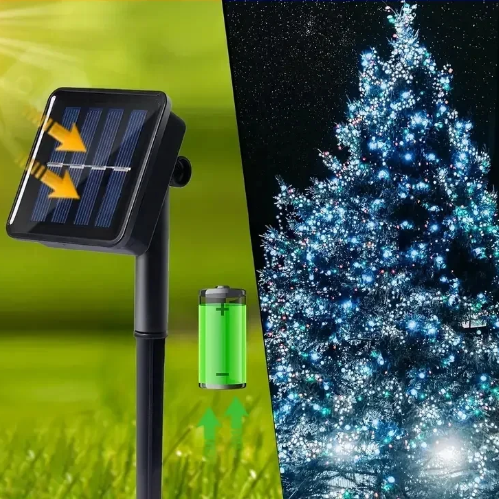 SunTwinkle™ – Solar-Fairy-Lights für Garten & Balkon