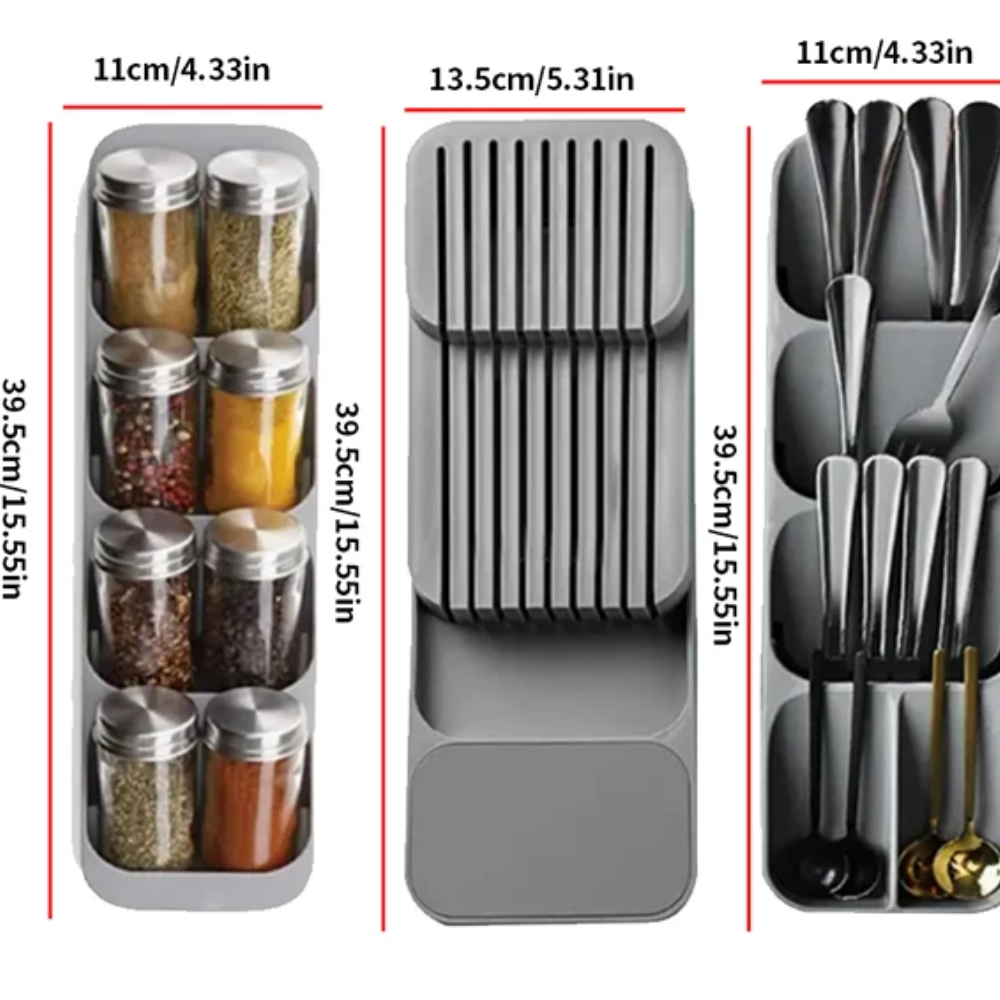 TischBesteck™ – Eleganter Organizer für die Arbeitsplatte