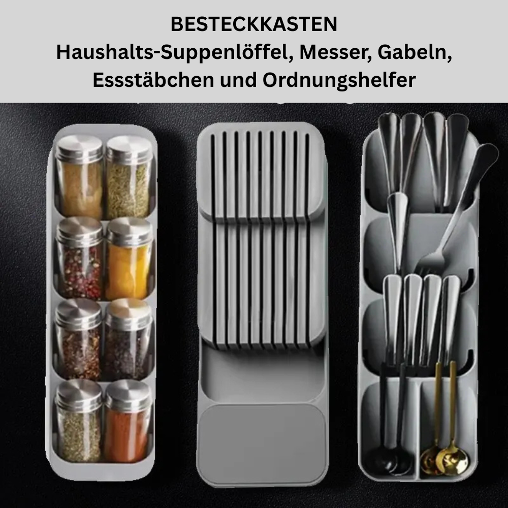 TischBesteck™ – Eleganter Organizer für die Arbeitsplatte