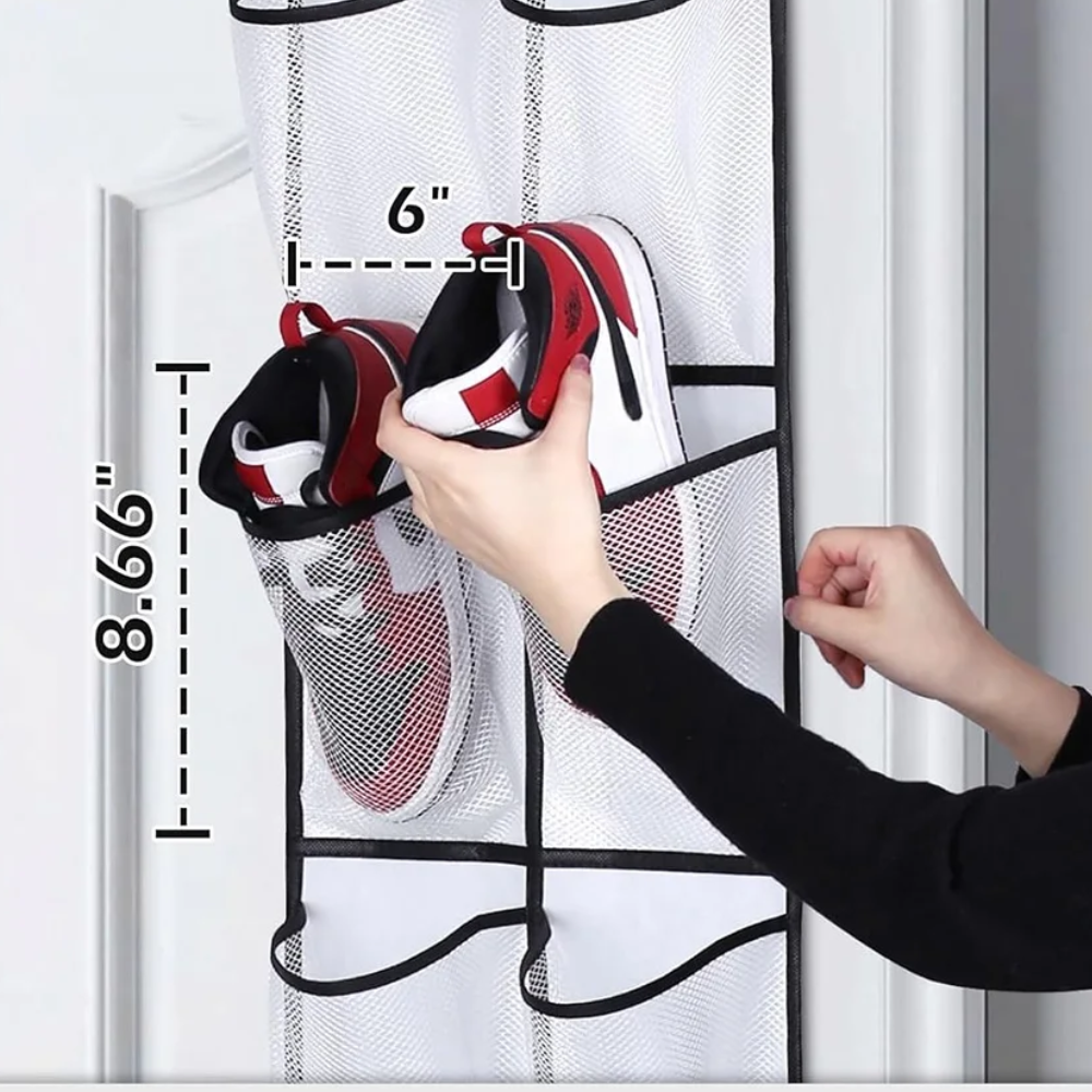 TürSchuhPro™ – 12-Taschen Organizer fürs Schuhchaos