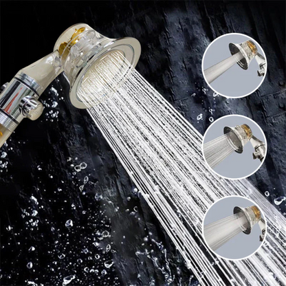 TurboShower™ – Doppelte Zyklon Duschkopf mit Hochdruck & Massage