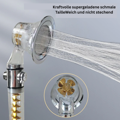 TurboShower™ – Doppelte Zyklon Duschkopf mit Hochdruck & Massage