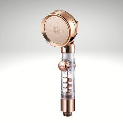 TurboShower™ – Doppelte Zyklon Duschkopf mit Hochdruck & Massage