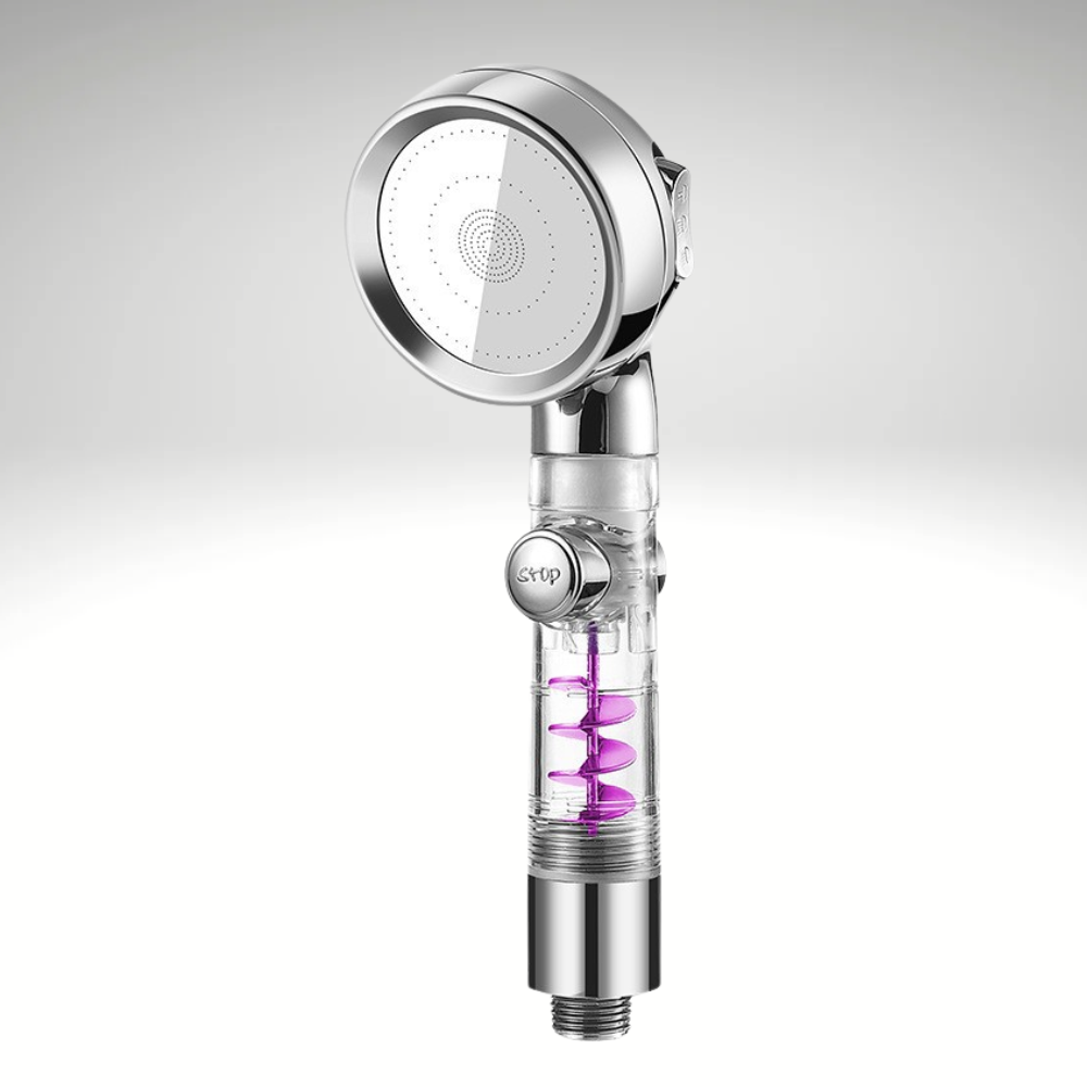 TurboShower™ – Doppelte Zyklon Duschkopf mit Hochdruck & Massage