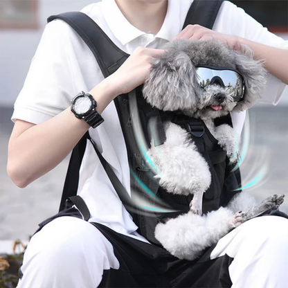 VenturaPaw™ - Atmungsgerechte, verstellbare Front-Trage-Tasche für Hunde