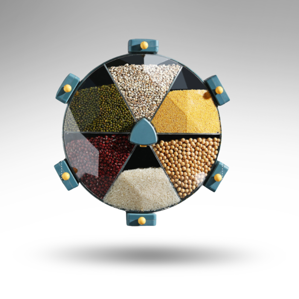WallDreh™ 360° Getreidespender – Platzsparende Ordnung & Profi-Design