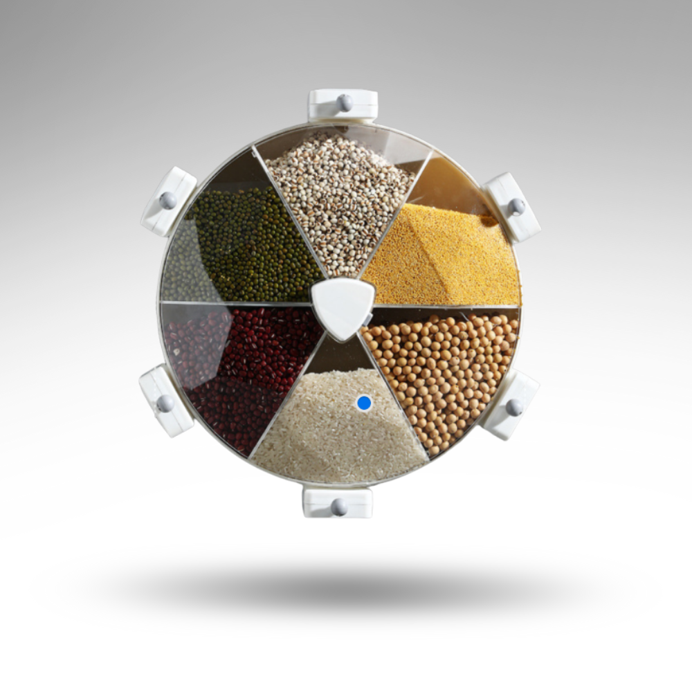 WallDreh™ 360° Getreidespender – Platzsparende Ordnung & Profi-Design