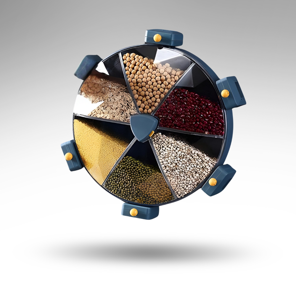 WallDreh™ 360° Getreidespender – Platzsparende Ordnung & Profi-Design