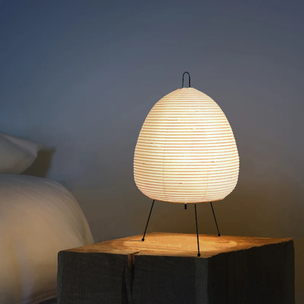 YongZen™ – Minimalistische Japandi LED-Tischlampe