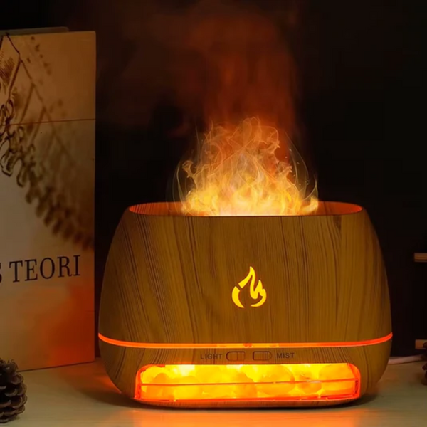 ZenGlow™ – Himalaya Salzstein Aroma Diffuser – Natürlicher Luftreiniger & Entspannungslicht