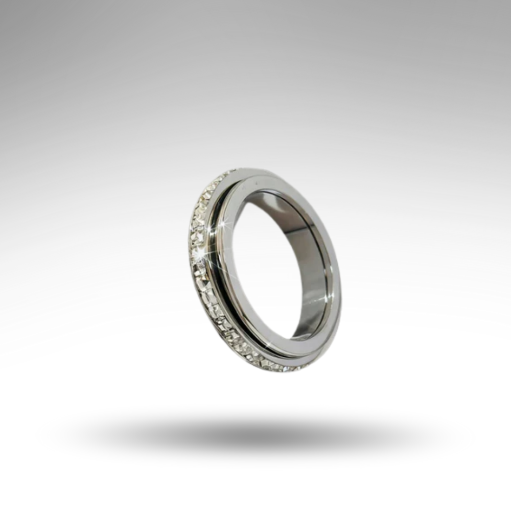 ZenVibe™ Anti-Stress-Ring – Eleganter Spinner & Mentale Balance