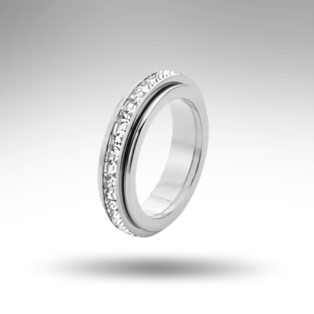 ZenVibe™ Anti-Stress-Ring – Eleganter Spinner & Mentale Balance