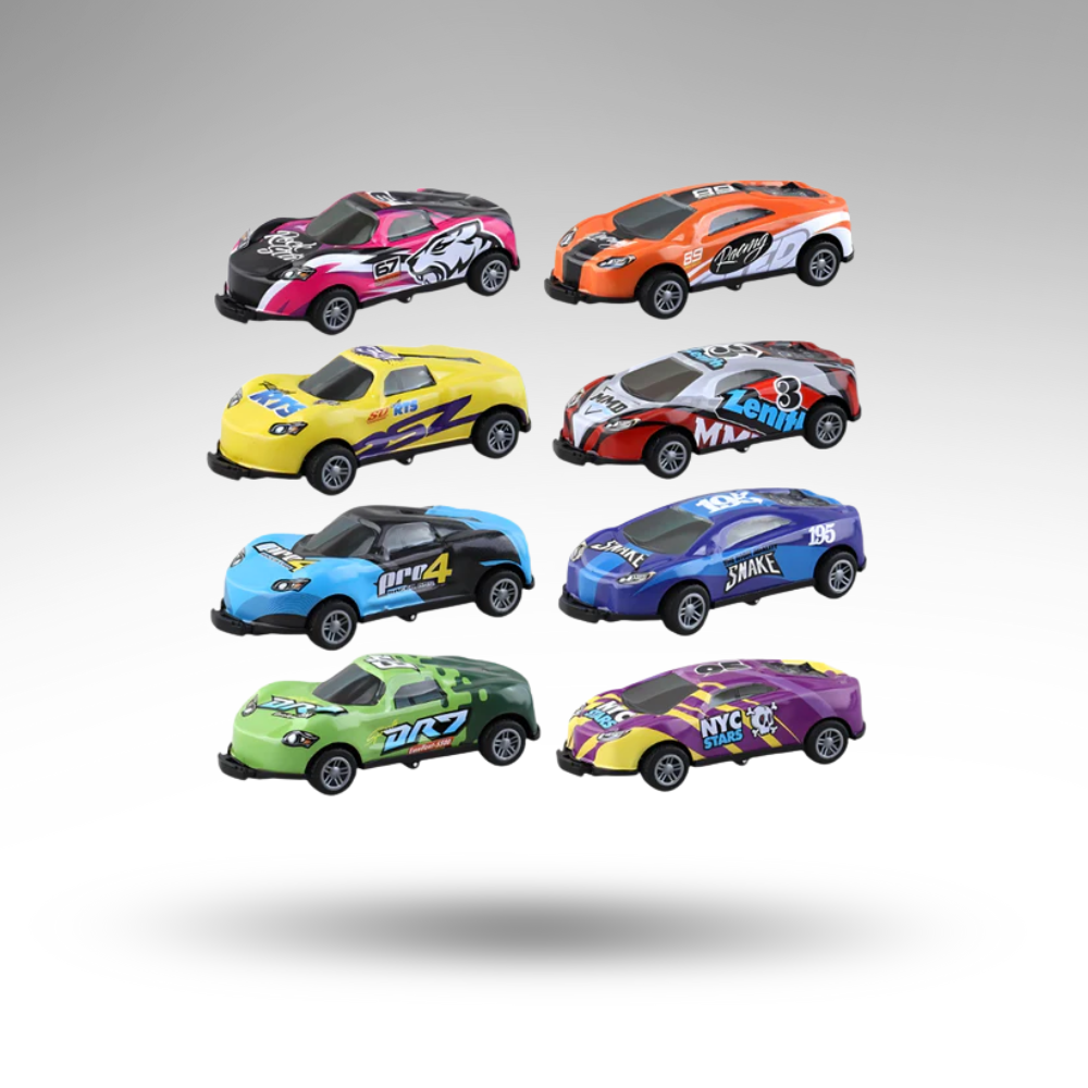 ZoomRacer™ Stunt-Auto-Set – Robuste Legierung & 360° Flips