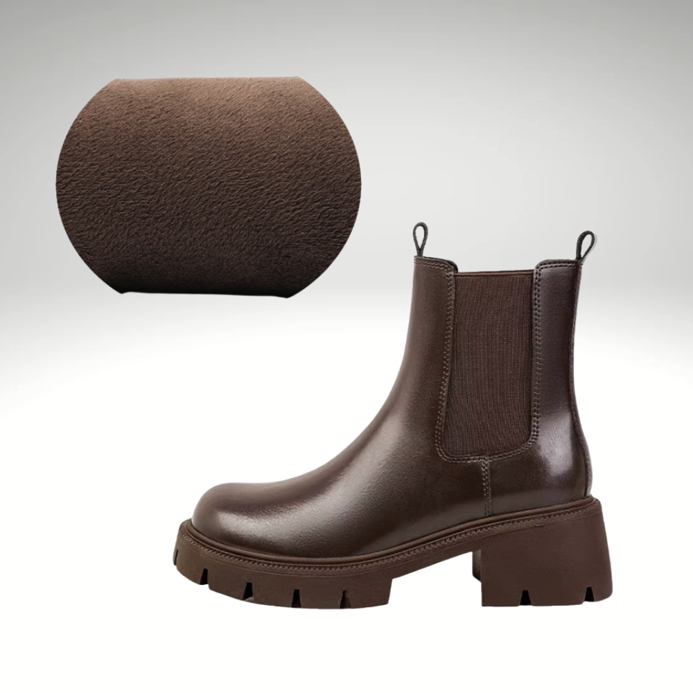 Amélia™ – Moderne & elegante Booties  aus Kunst-Wildleder
