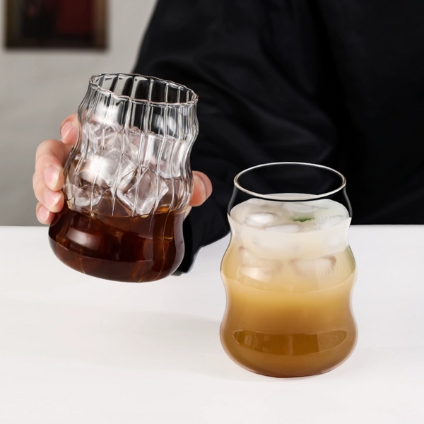Aurevo™ – Hitzebeständiger Glasbecher für Latte, Matcha & Tee