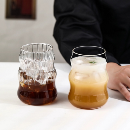 Aurevo™ – Hitzebeständiger Glasbecher für Latte, Matcha & Tee