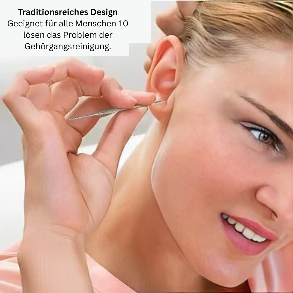 Auriklar™ Precision 6er-Set – Professionelles Ohrreinigungs-Tool mit Etui