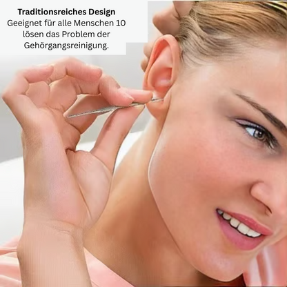 Auriklar™ Precision 6er-Set – Professionelles Ohrreinigungs-Tool mit Etui