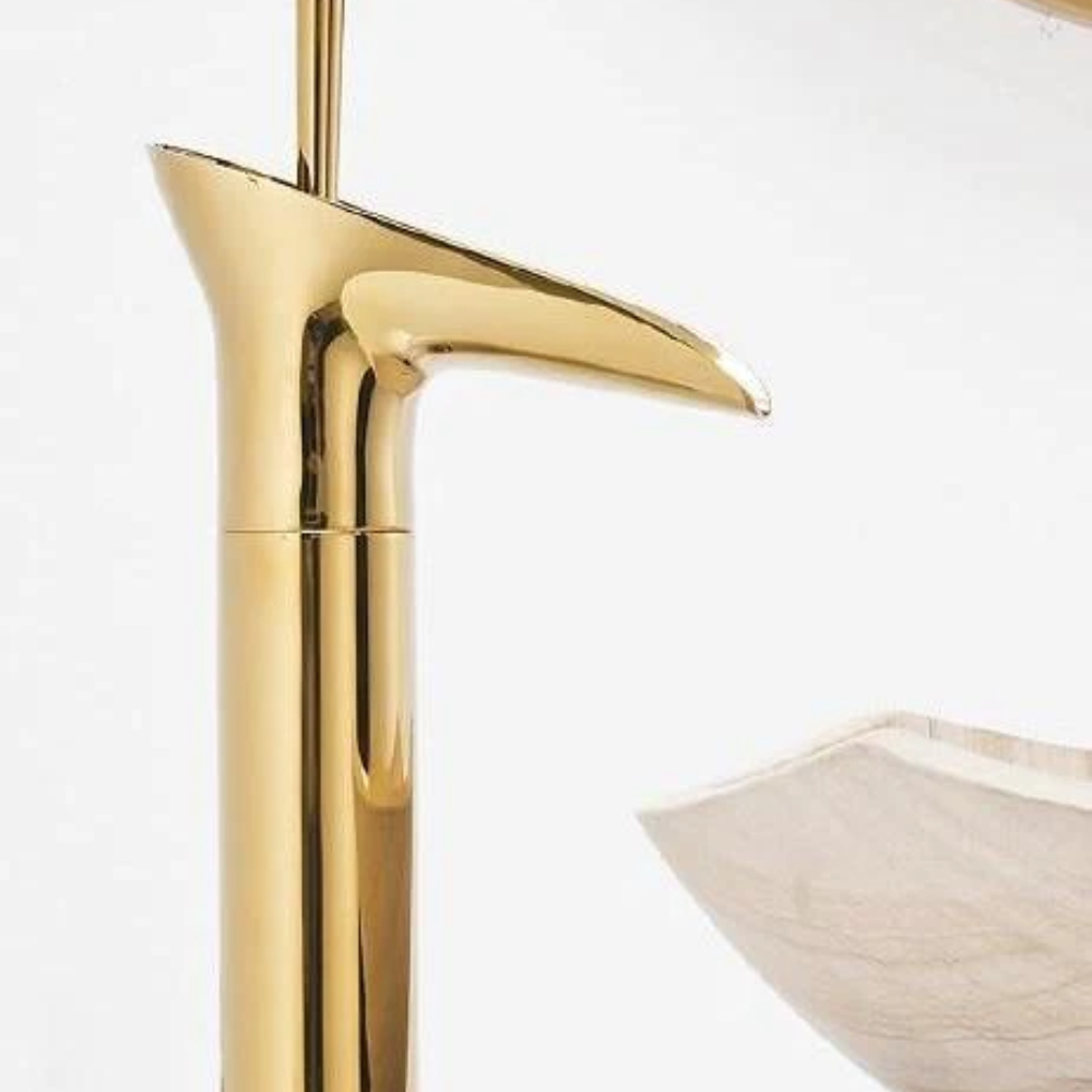 BronzeFlow™ – Antike Wasserfall Armatur fürs Waschbecken im Retro-Stil