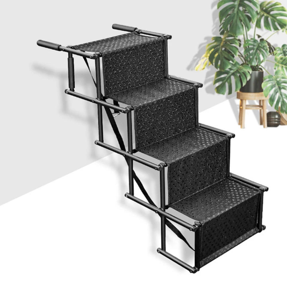 CarPaw™ – Tragbare Faltbare 4-Stufen Hundetreppe