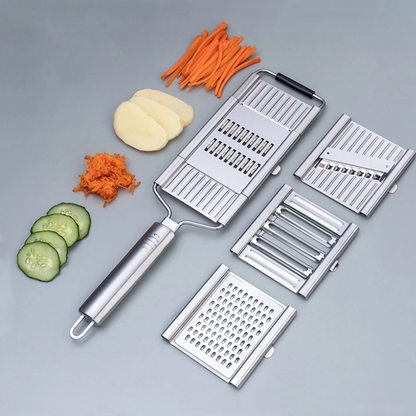 ChefSlice™ – 4-in-1 Gemüseschneider aus Edelstahl