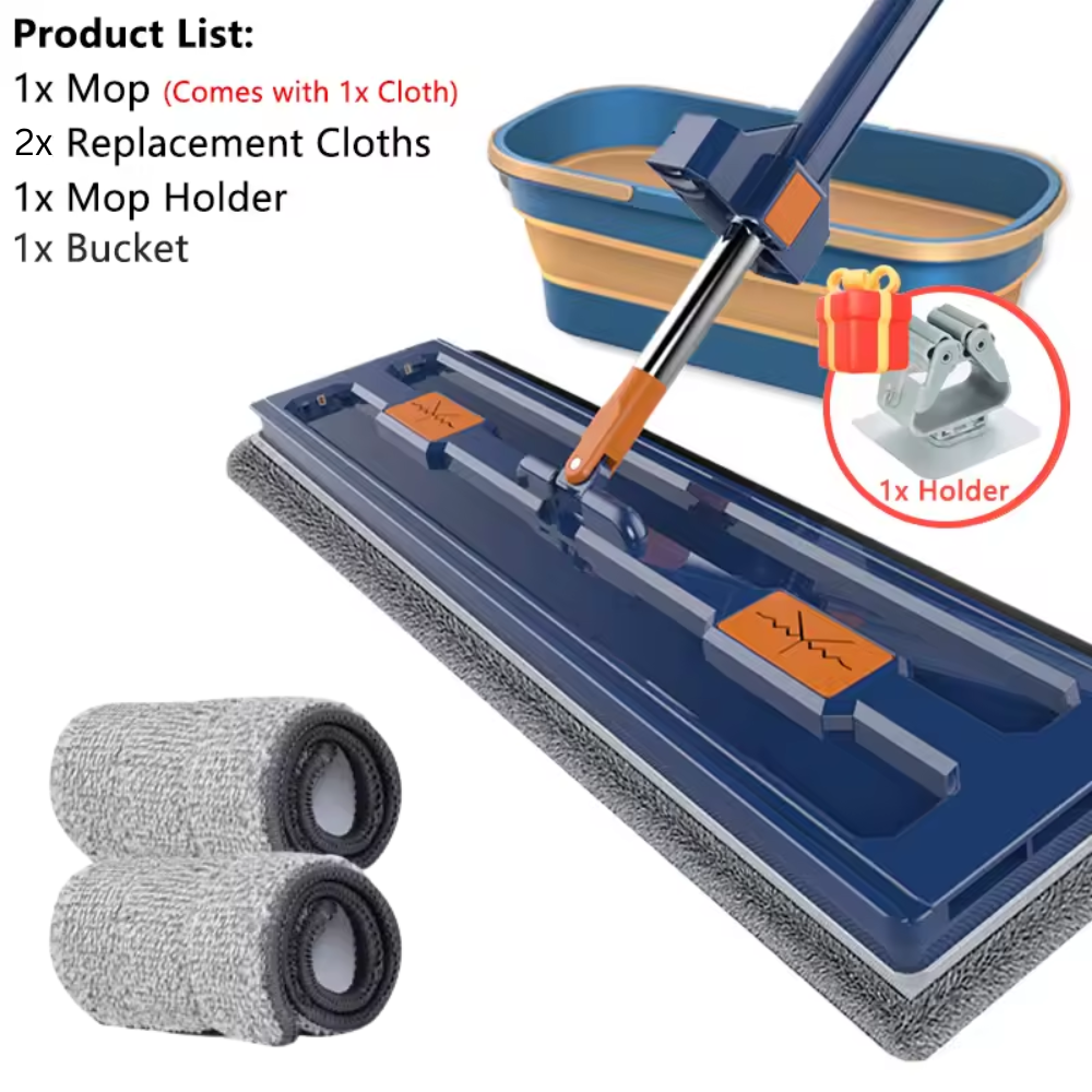 CleanFold™  Multifunktionale Wischsystem mit faltbarem Eimer