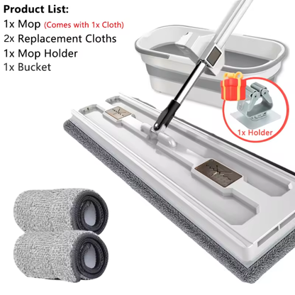 CleanFold™  Multifunktionale Wischsystem mit faltbarem Eimer