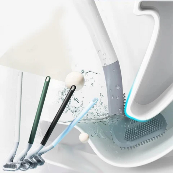 CleanReach™ – WC-Bürste mit langem Griff & Halter