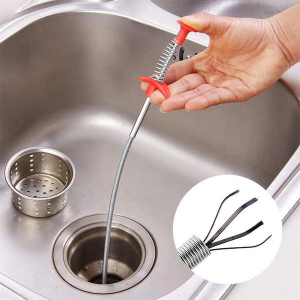DrainHook™ – Flexible Abflussreinigungshaken für Küche & Bad