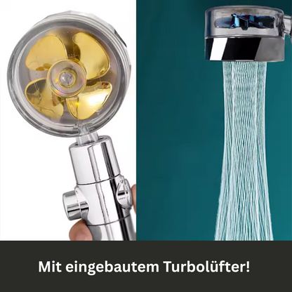 DruckDiva™ – Hochdruck Duschkopf mit Turbo-Boost & Wassersparfunktion