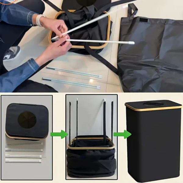 EcoBin™ – Stapelbares Recycling-Mülltrennsystem für Haushalt & Büro