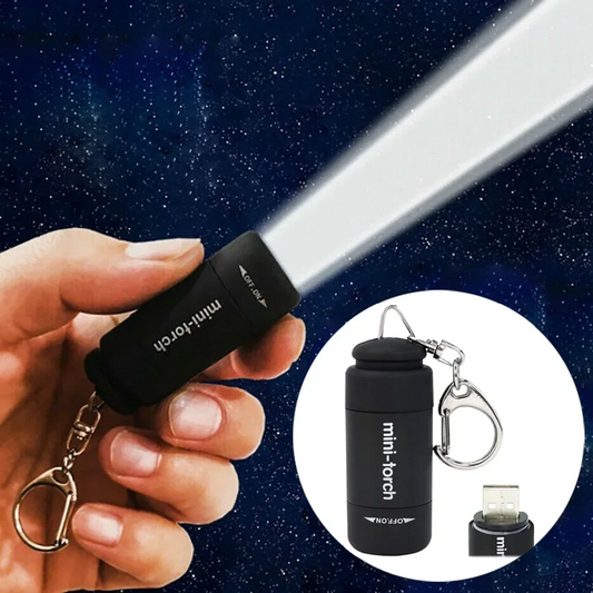LichtFix™ Mini – Wiederaufladbare USB-Taschenlampe im Kompaktformat