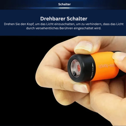 LichtFix™ Mini – Wiederaufladbare USB-Taschenlampe im Kompaktformat