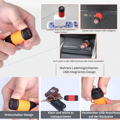 LichtFix™ Mini – Wiederaufladbare USB-Taschenlampe im Kompaktformat