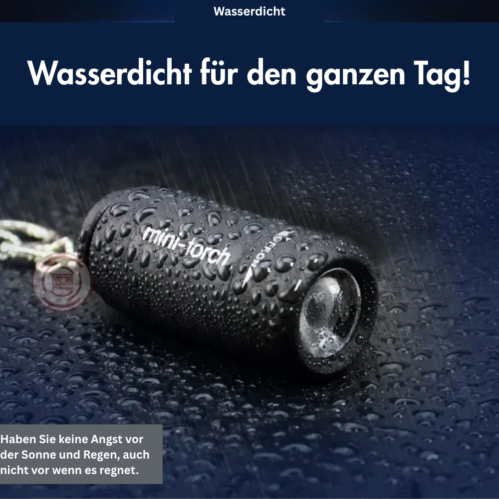 LichtFix™ Mini – Wiederaufladbare USB-Taschenlampe im Kompaktformat