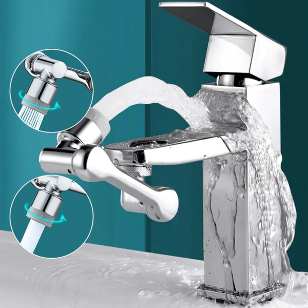FlexFaucet™ – 1080° Drehbarer Wasserhahn-Aufsatz für Spülbecken
