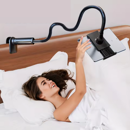 FlexiHold™ – 360° Flexibler Handy- & Tablet-Halter für Bett, Sofa & Tisch