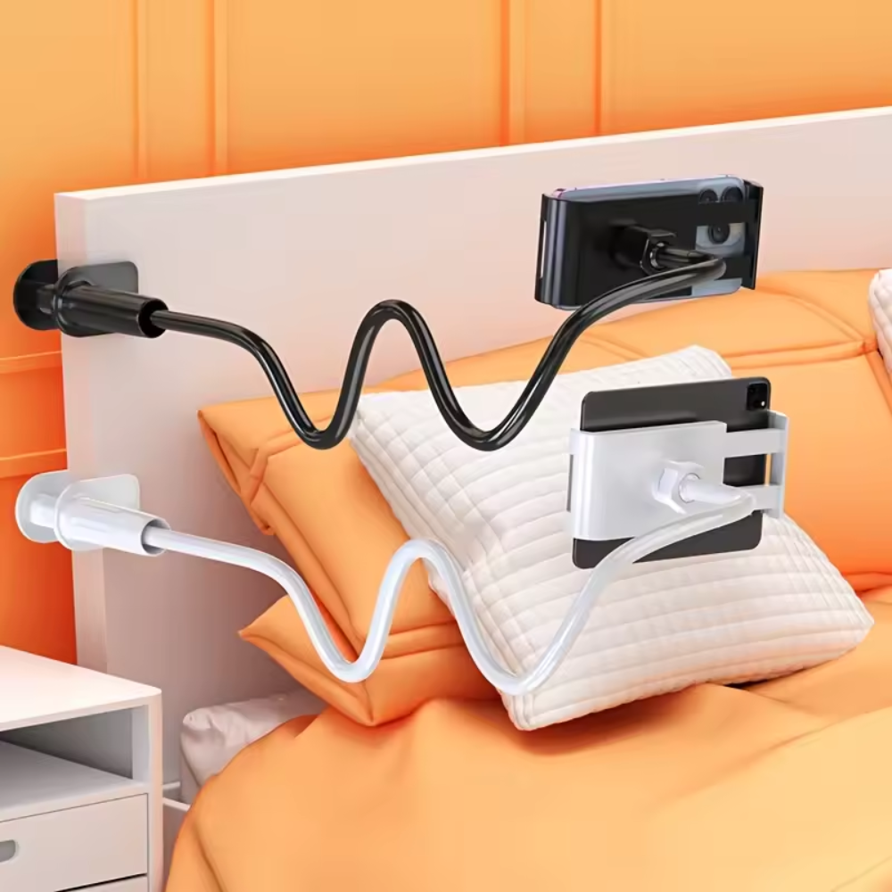 FlexiHold™ – 360° Flexibler Handy- & Tablet-Halter für Bett, Sofa & Tisch