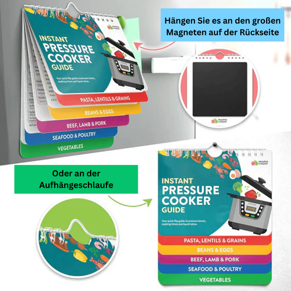 FryGuide™ – Magnetische Kochhilfe für Heißluftfritteusen & Küche