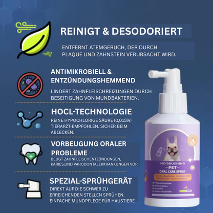 MaulFrisch™ Zahnpflege-Spray für Hunde & Katzen