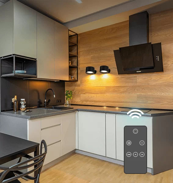 LUMION™ Aura – Runde LED-Touchlampe mit Fernbedienung