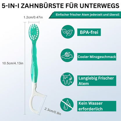 DentixGo™ 5-in-1 Set – Zahnbürste, Zahnseide & Mehr