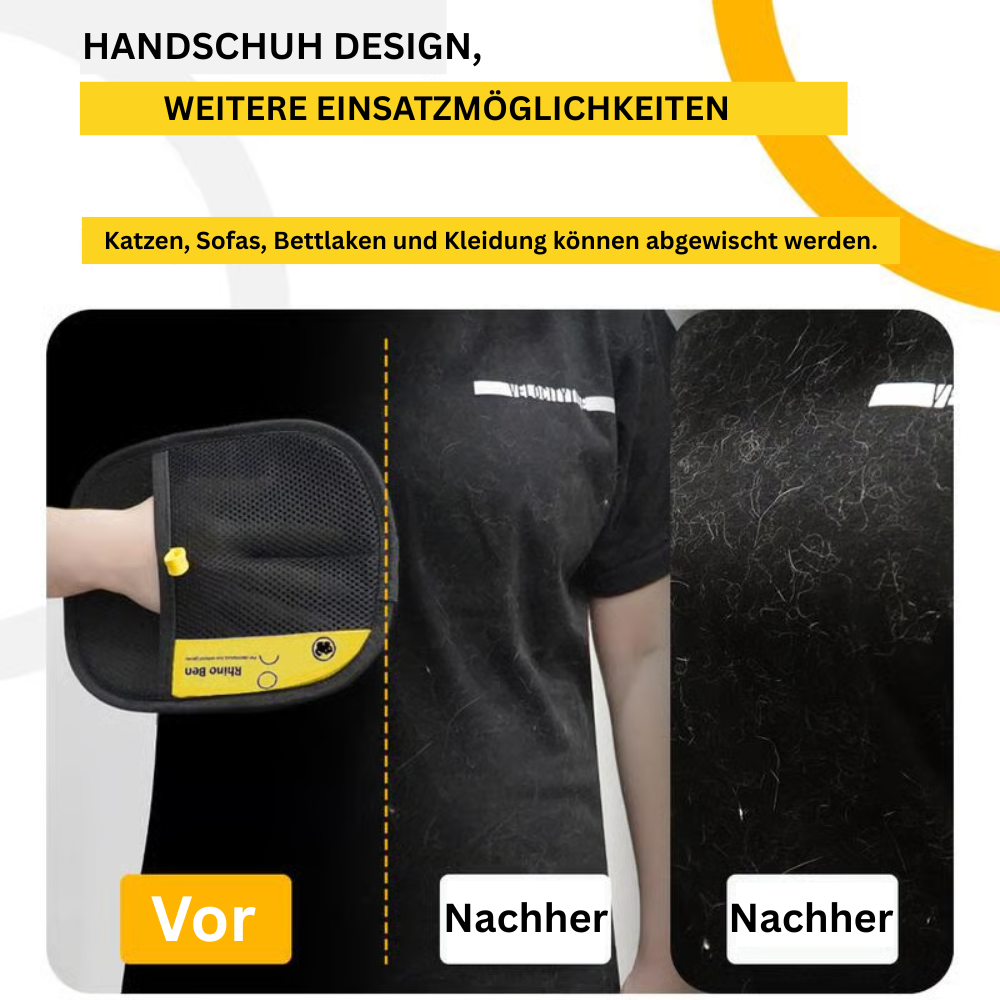 FellGrip™ – Elektrostatik-Handschuhe zur Tierhaarentfernung