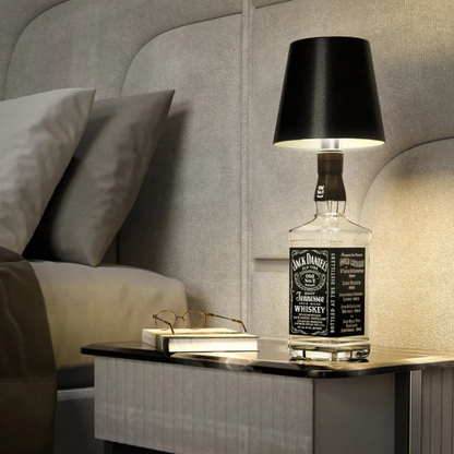 GlowBottle™ – Kabellose LED Tischlampe im Flaschendesign mit Touch