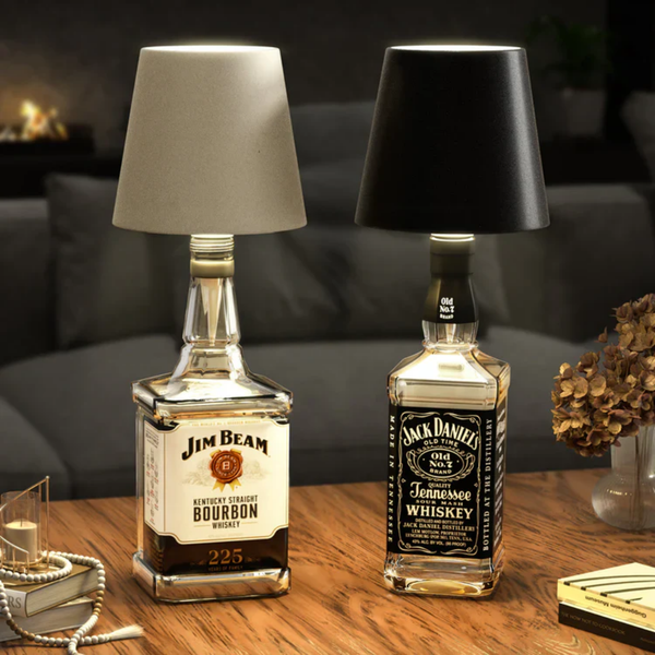 GlowBottle™ – Kabellose LED Tischlampe im Flaschendesign mit Touch