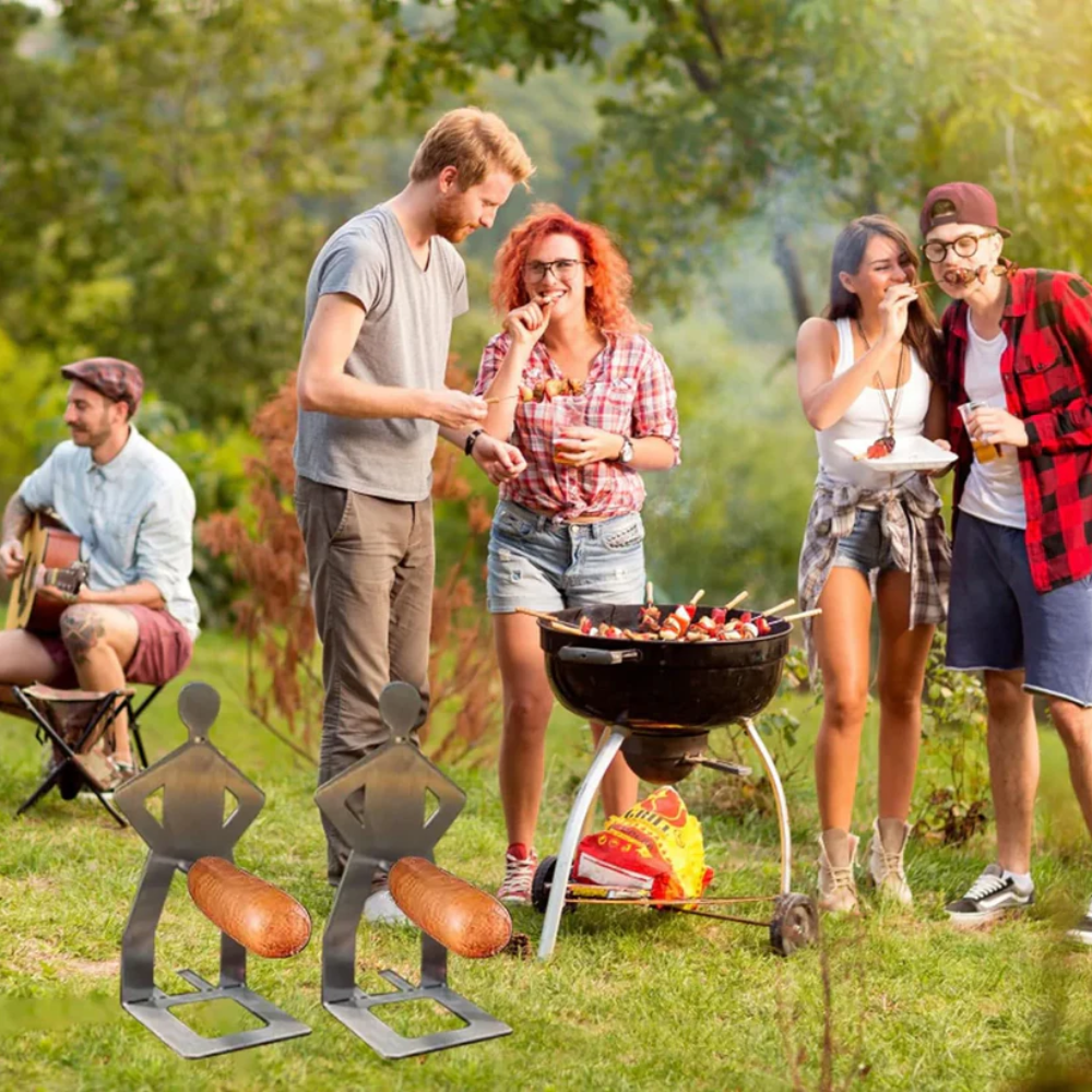 HotBuddy™ – 3er set Lustiger Tragbarer Hotdog-Halter